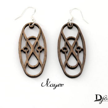 Boucles d’oreilles en bois, Acrux