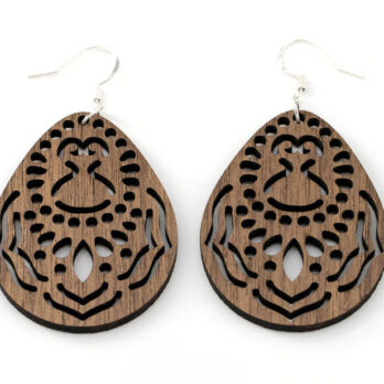 Boucles d’oreilles en bois, Achernar